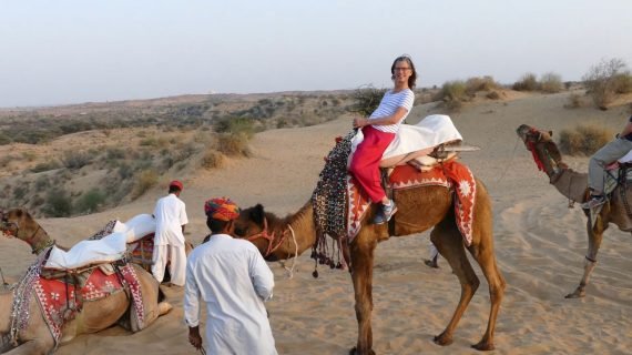 Camel Safari At Sand Dunes