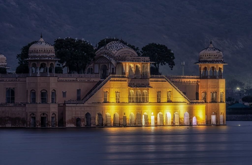 Striking night view of Jaipur