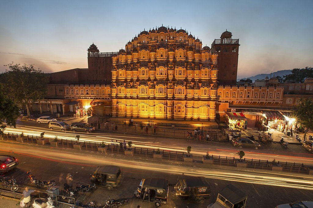 Striking Night View Of Jaipur